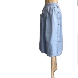 Vintage Robinson’s Maxi high waist side detail button skirt